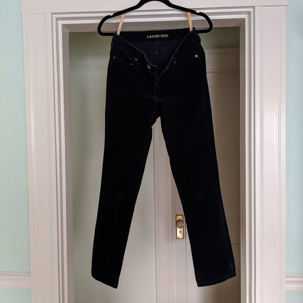 Lands End blue corduroy pants